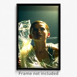 Pixel Art Poster - Wiry Plastic (8 Bit Psychedelic Trippy Video Game Print)
