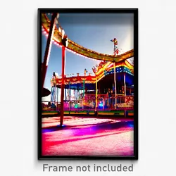 Pixel Art Poster - Creative Fairground (8 Bit Psychedelic Video Game Print)