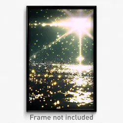 Pixel Art Poster - Sparkling Flood (8 Bit Psychedelic Trippy Video Game Print)