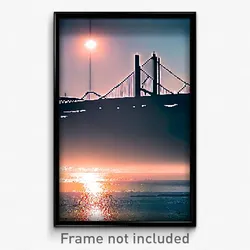 Pixel Art Poster - Immaculate San Francisco (8 Bit Psychedelic Video Game Print)