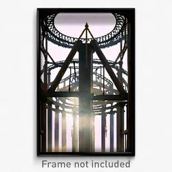 Pixel Art Poster - Magnificent Gallows (8 Bit Psychedelic Video Game Print)