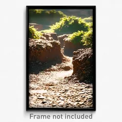 Pixel Art Poster - Rough Grove (8 Bit Psychedelic Trippy Weird Video Game Print)