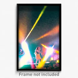 Pixel Art Poster - Underground Festival (8 Bit Psychedelic Video Game Print)