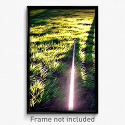 Pixel Art Poster - Antique Grass (8 Bit Psychedelic Trippy Video Game Print)