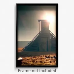 Pixel Art Poster - Dry Ark (8 Bit Psychedelic Trippy Weird Video Game Print)