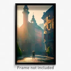 Pixel Art Poster - Adventurous Furth (8 Bit Psychedelic Trippy Video Game Print)