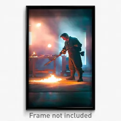 Pixel Art Poster - Creative Smithy (8 Bit Psychedelic Trippy Video Game Print)