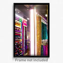 Pixel Art Poster - Dazzling Haberdashery (8 Bit Psychedelic Video Game Print)