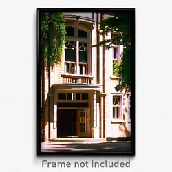Pixel Art Poster - Shady Rectory (8 Bit Psychedelic Trippy Video Game Print)
