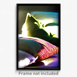 Pixel Art Poster - Gracious Pillow (8 Bit Psychedelic Trippy Video Game Print)