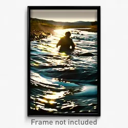 Pixel Art Poster - Sunny Runoff (8 Bit Psychedelic Trippy Video Game Print)