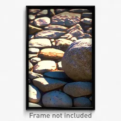 Pixel Art Poster - Bumpy Stone (8 Bit Psychedelic Trippy Weird Video Game Print)