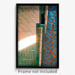 Pixel Art Poster - Remarkable Tile (8 Bit Psychedelic Trippy Video Game Print)