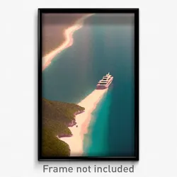 Pixel Art Poster - Pure Gulf (8 Bit Psychedelic Trippy Weird Video Game Print)