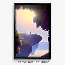 Pixel Art Poster - Noteworthy Rift (8 Bit Psychedelic Trippy Video Game Print)
