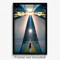 Pixel Art Poster - Dizzying Plaza (8 Bit Psychedelic Trippy Video Game Print)