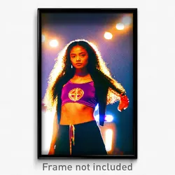 Pixel Art Poster - Alive Crop (8 Bit Psychedelic Trippy Weird Video Game Print)