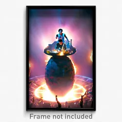 Pixel Art Poster - Gregarious Pit (8 Bit Psychedelic Trippy Video Game Print)