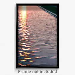 Pixel Art Poster - Watery Track (8 Bit Psychedelic Trippy Video Game Print)