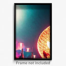 Pixel Art Poster - Fluid Stockholm (8 Bit Psychedelic Trippy Video Game Print)