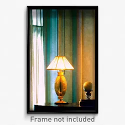 Pixel Art Poster - Large Lamp (8 Bit Psychedelic Trippy Weird Video Game Print)
