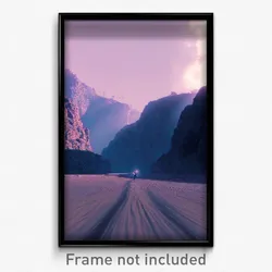 Pixel Art Poster - Faraway Gully (8 Bit Psychedelic Trippy Video Game Print)