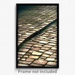Pixel Art Poster - Bumpy Brickyard (8 Bit Psychedelic Trippy Video Game Print)