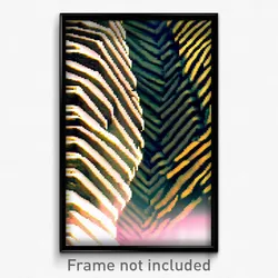 Pixel Art Poster - Zigzag Gorge (8 Bit Psychedelic Trippy Video Game Print)