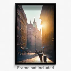 Pixel Art Poster - Basic Budapest (8 Bit Psychedelic Trippy Video Game Print)