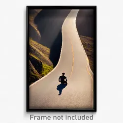 Pixel Art Poster - Prestigious Switchback (8 Bit Psychedelic Video Game Print)