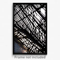 Pixel Art Poster - Steel Grate (8 Bit Psychedelic Trippy Weird Video Game Print)