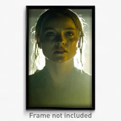 Pixel Art Poster - Murky Visage (8 Bit Psychedelic Trippy Video Game Print)