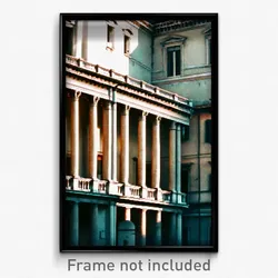 Pixel Art Poster - Sentimental Italian Architecture (8 Bit Video Game Print)