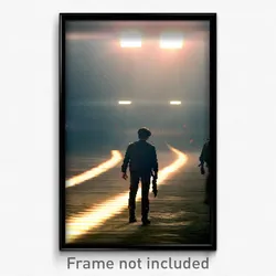 Pixel Art Poster - Sharp Thoroughfare (8 Bit Psychedelic Video Game Print)