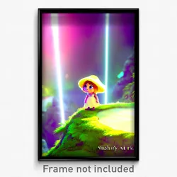 Pixel Art Poster - Mushy Ark (8 Bit Psychedelic Trippy Weird Video Game Print)