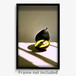 Pixel Art Poster - Massive Avocado (8 Bit Psychedelic Trippy Video Game Print)
