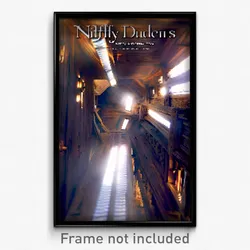 Pixel Art Poster - Nifty Middens (8 Bit Psychedelic Trippy Video Game Print)
