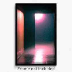 Pixel Art Poster - Dark Passage (8 Bit Psychedelic Trippy Video Game Print)