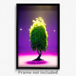 Pixel Art Poster - Modest Bush (8 Bit Psychedelic Trippy Weird Video Game Print)