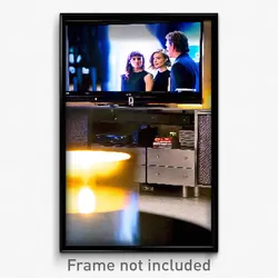 Pixel Art Poster - Admirable Television (8 Bit Psychedelic Video Game Print)