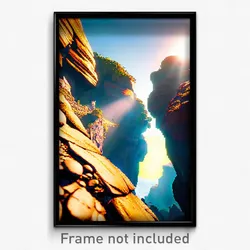 Pixel Art Poster - Marvelous Rift (8 Bit Psychedelic Trippy Video Game Print)