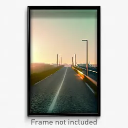 Pixel Art Poster - Thick Lane (8 Bit Psychedelic Trippy Weird Video Game Print)