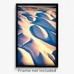Pixel Art Poster - Puzzling Snowfields (8 Bit Psychedelic Video Game Print)
