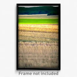 Pixel Art Poster - Empty Prairie (8 Bit Psychedelic Trippy Video Game Print)
