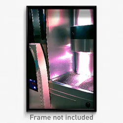 Pixel Art Poster - Captivating Ice Machine (8 Bit Psychedelic Video Game Print)