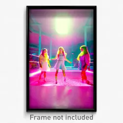 Pixel Art Poster - Pink Commune (8 Bit Psychedelic Trippy Video Game Print)