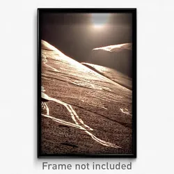 Pixel Art Poster - Nifty Petroglyphs (8 Bit Psychedelic Trippy Video Game Print)