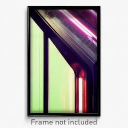 Pixel Art Poster - Uncommon Tube (8 Bit Psychedelic Trippy Video Game Print)
