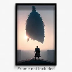 Pixel Art Poster - Great Protectorate (8 Bit Psychedelic Video Game Print)