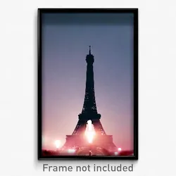 Pixel Art Poster - Spotless Paris (8 Bit Psychedelic Trippy Video Game Print)